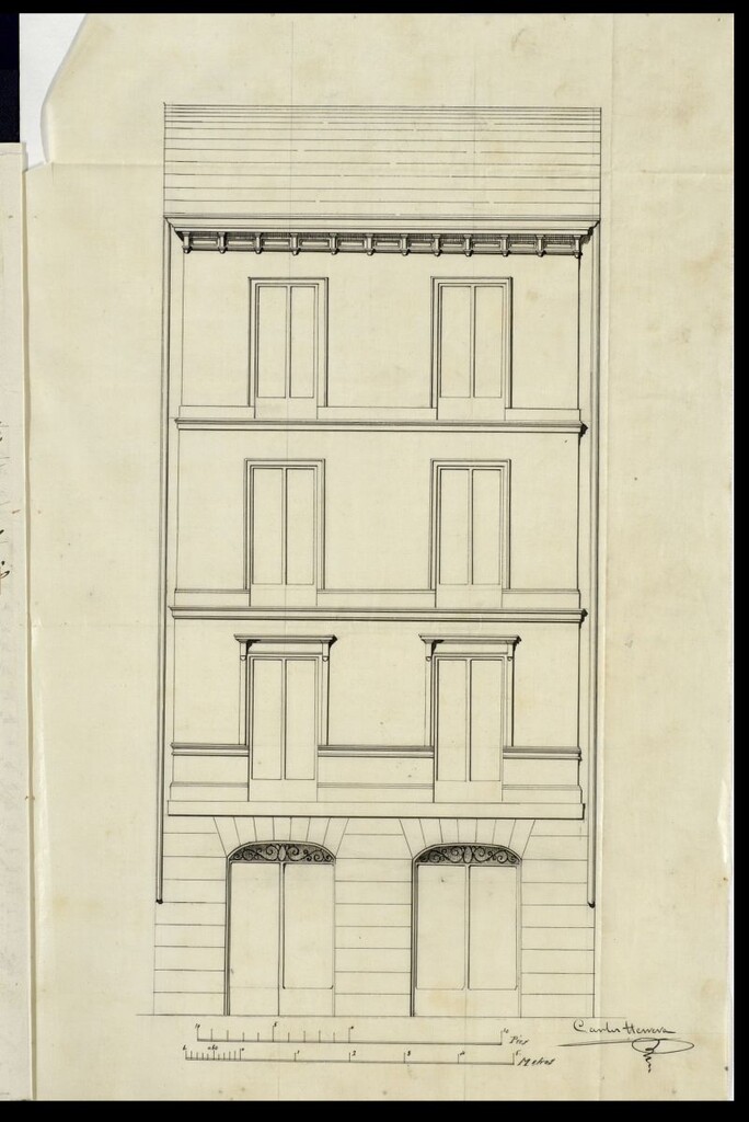 Miniatura de Expediente instruido a instancia de don José Mera para construir la casa 17 de la calle de la manzana