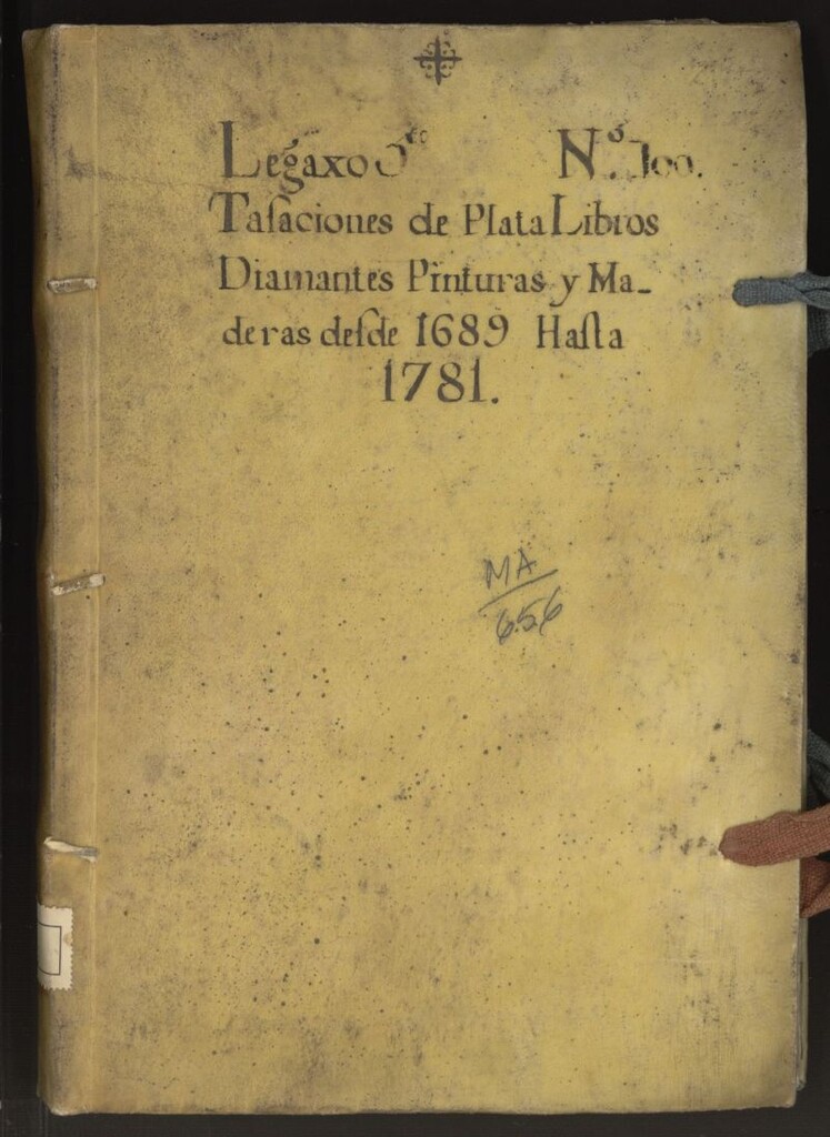 Miniatura de Tasaciones de plata, libros, diamantes, pinturas y maderas desde 1689 hasta 1781