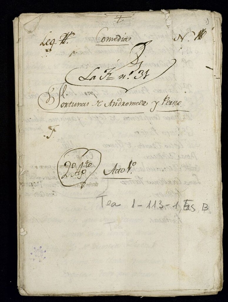 Miniatura de Comedia Fortunas de Andromeda y Perseo