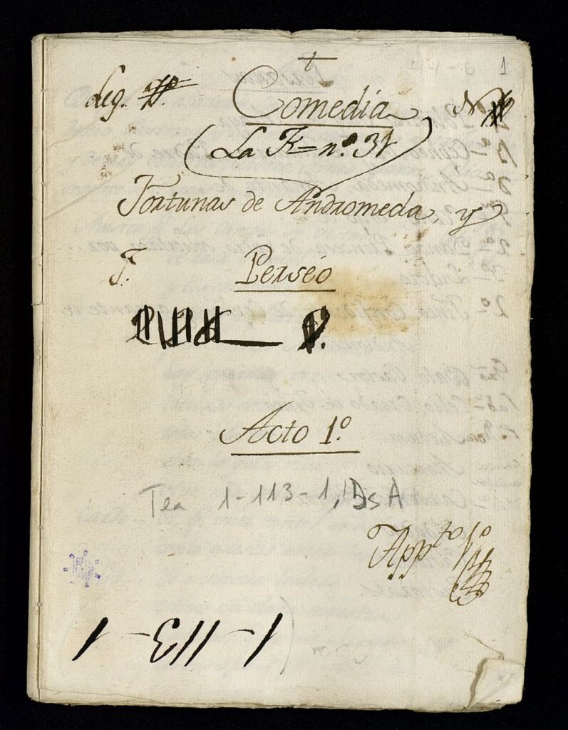 Miniatura de Comedia Fortunas de Andromeda y Perseo