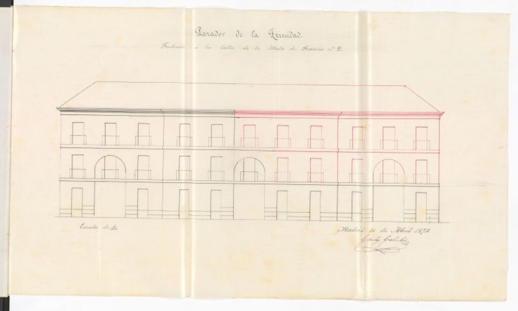 Miniatura de D. Cecilio Gurrea, solicitando permiso para termina su finca sita en la Mala de Francia, nº 2.