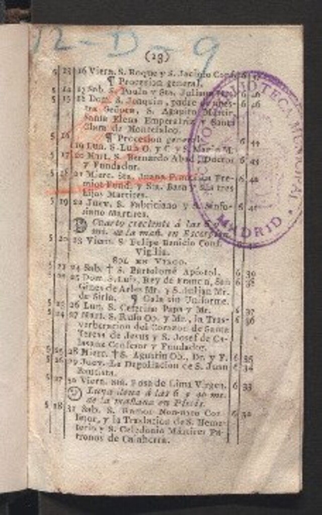 Miniatura de Calendario manual y guía de forasteros en Madrid : para el año de 1833
