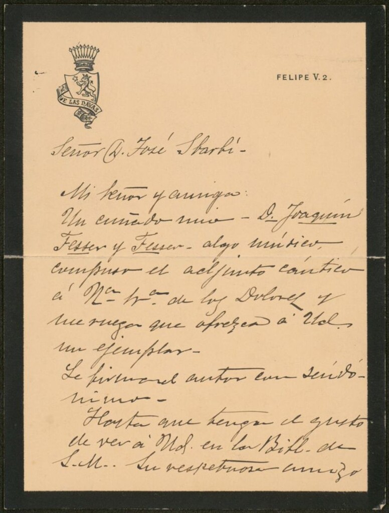 Miniatura de Carta], 1893 marzo 18, Madrid, a José Sbarbi