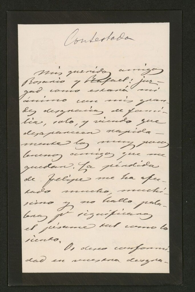 Miniatura de [Carta], 1883 Febrero, Barcelona a Rosario y a Rafael