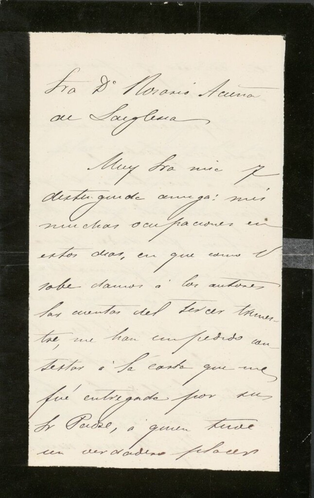 Miniatura de [Carta], [s.a.], [s.l.] a Rosario de Acuña de Laiglesia