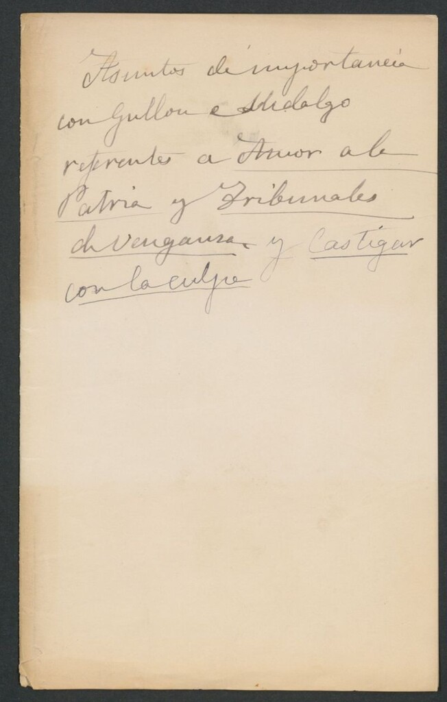 Miniatura de [Carpetilla utilizada para agrupar las cartas a los editores]