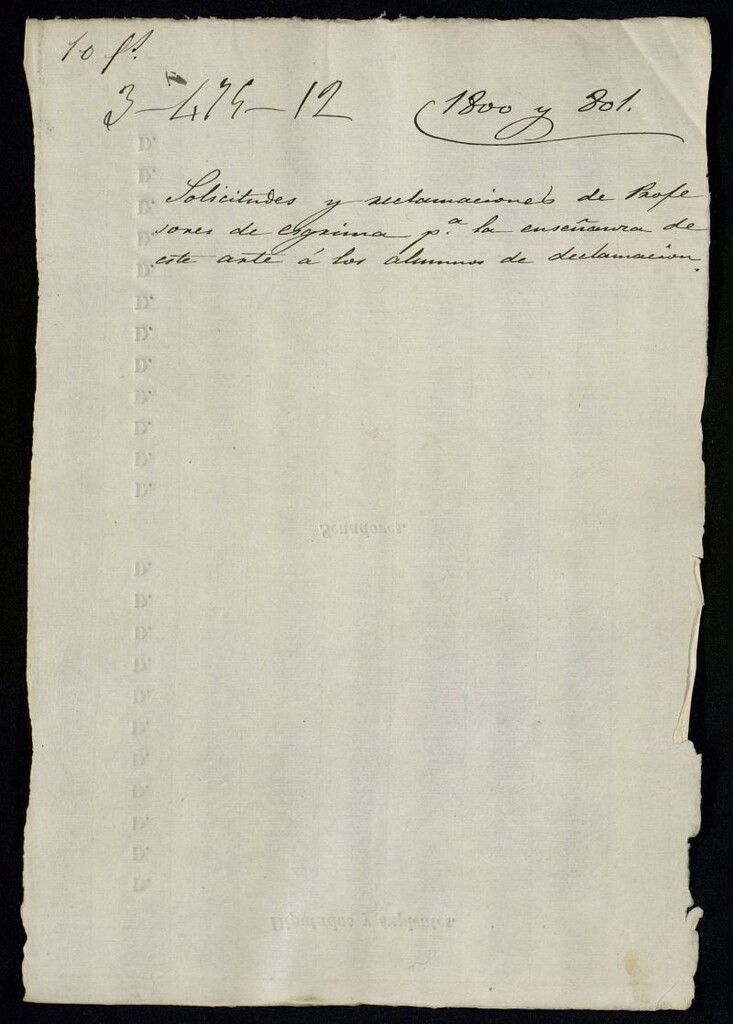 Miniatura de Solicitudes y reclamaciones de profesores de esgrima para la enseñanza de este arte.