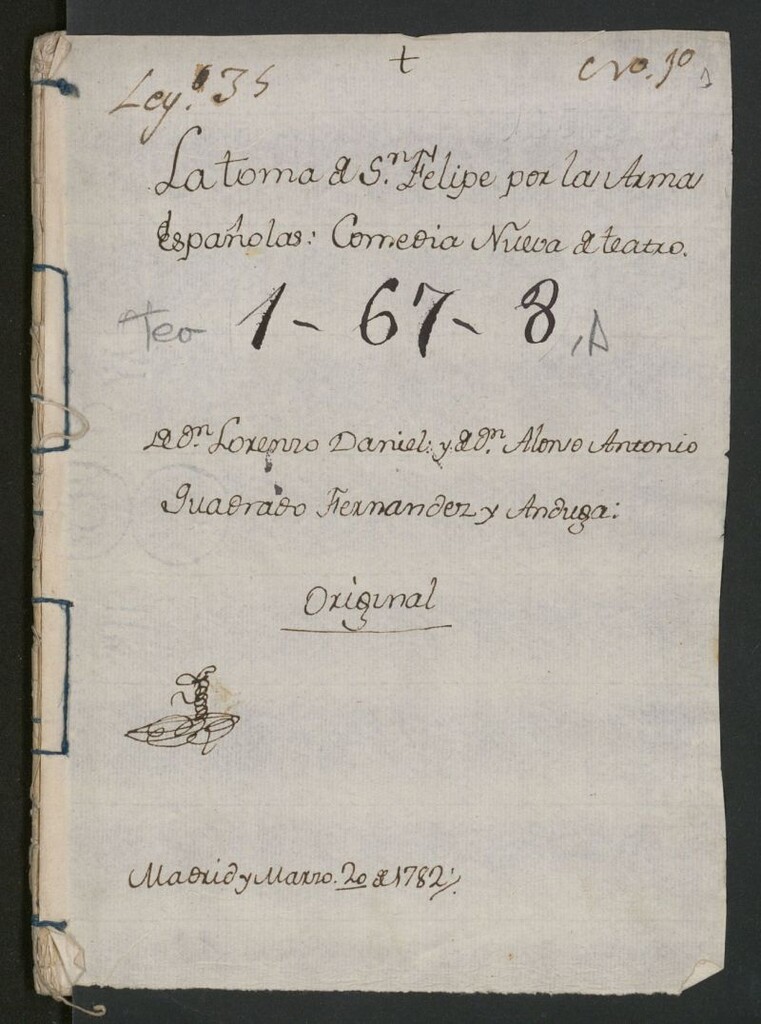 Miniatura de La toma de Sn. Felipe por las Armas Españolas
