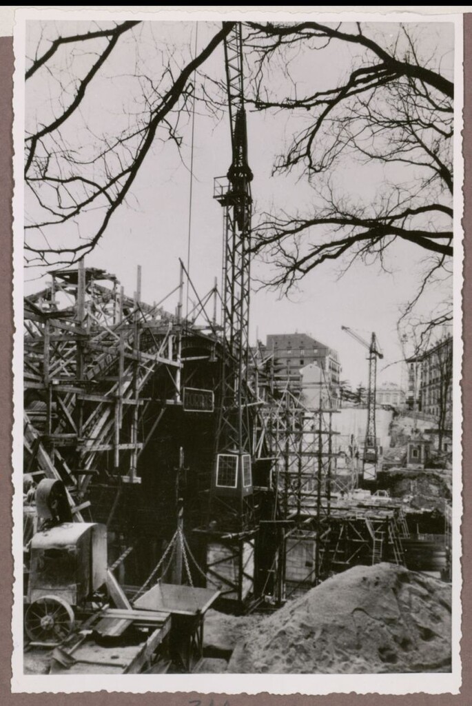Miniatura de Estado de las obras en marzo 1936 del Nuevo Viaducto