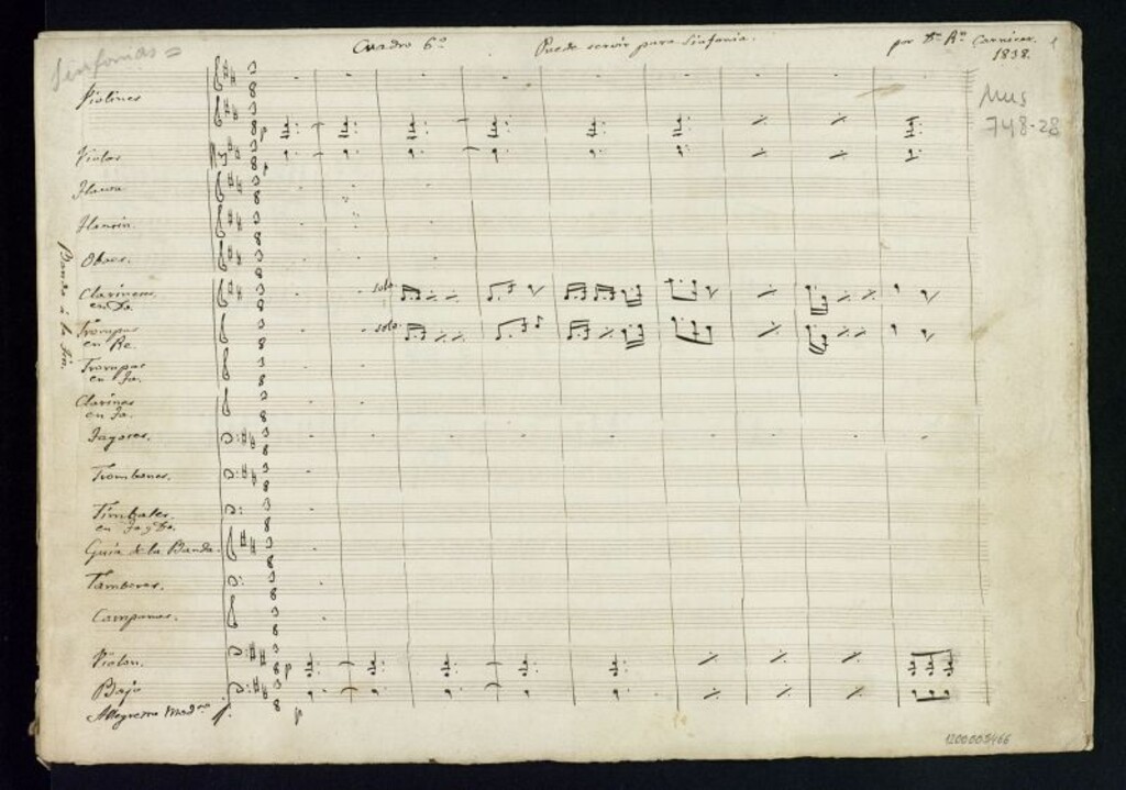 Miniatura de Cuadro 6º puede servir para sinfonia