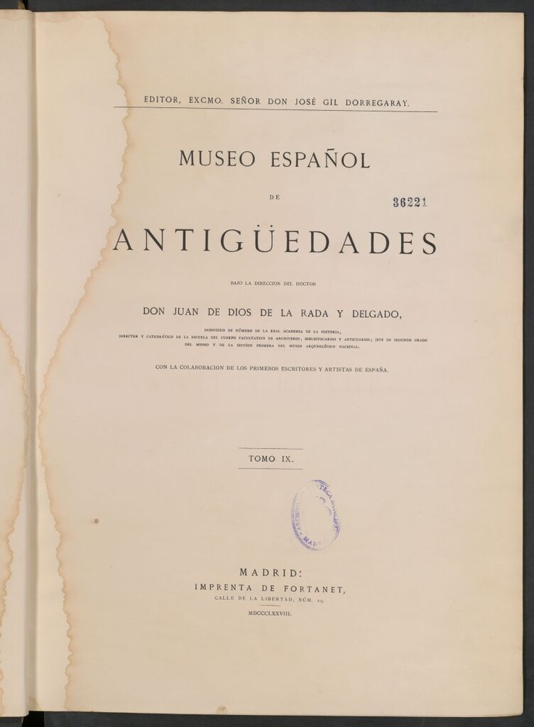 Miniatura de Museo español de antigüedades. Tomo IX