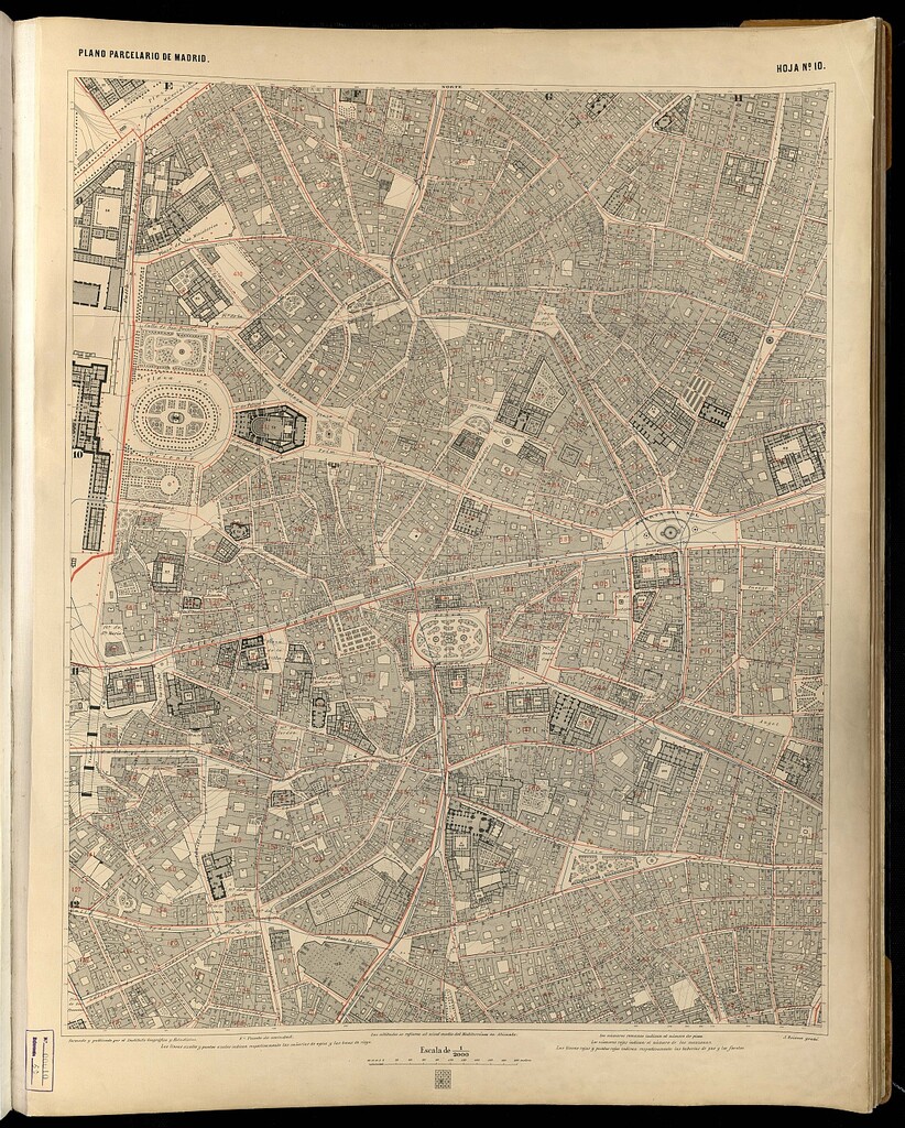 Miniatura de Plano parcelario de Madrid