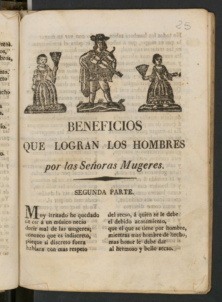 Miniatura de Beneficios que logran los hombres por las señoras mugeres : segunda parte