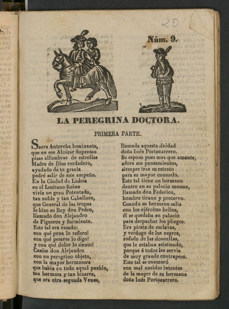 Miniatura de La peregrina doctora : primera parte
