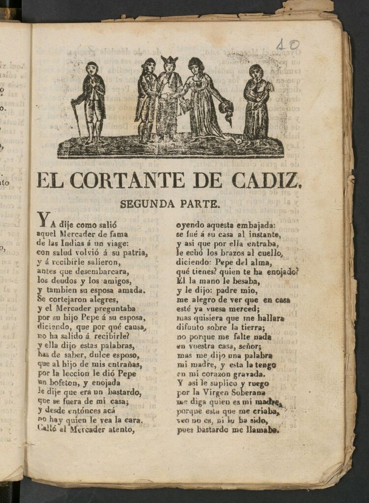 Miniatura de El cortante de Cadiz : segunda parte