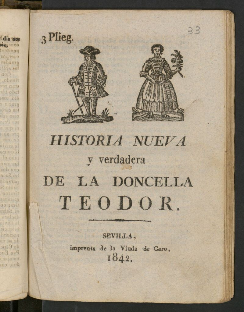 Miniatura de Historia nueva y verdadera de la doncella Teodor