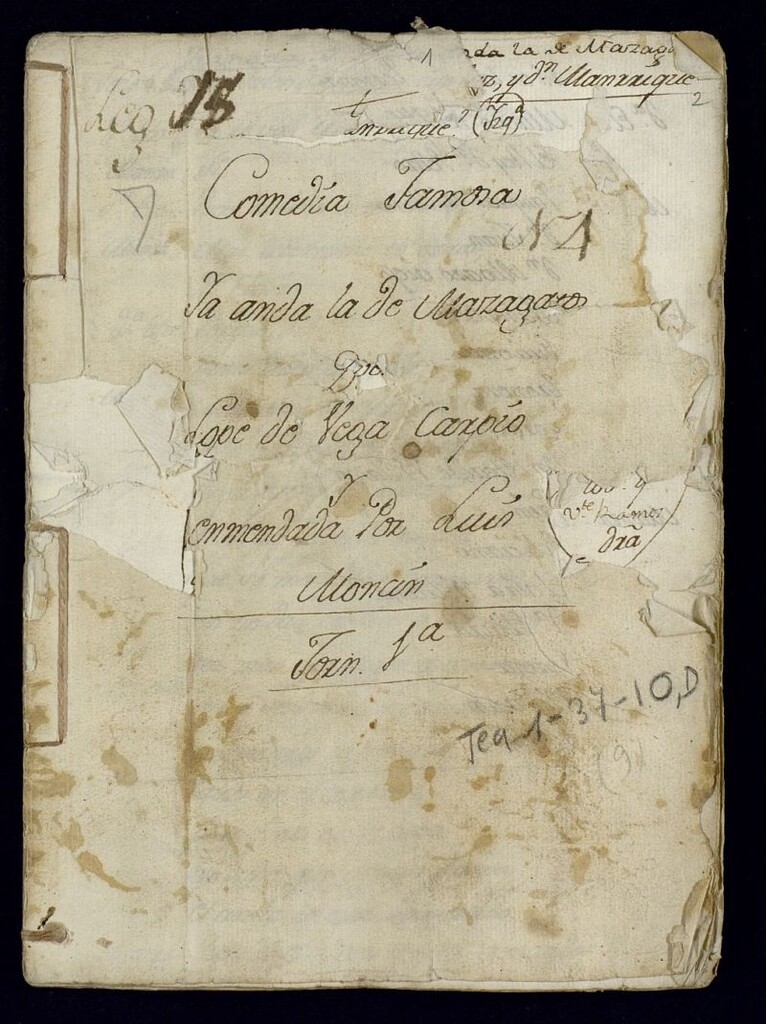 Miniatura de Comedia Famosa, Ya anda la de Mazagatos