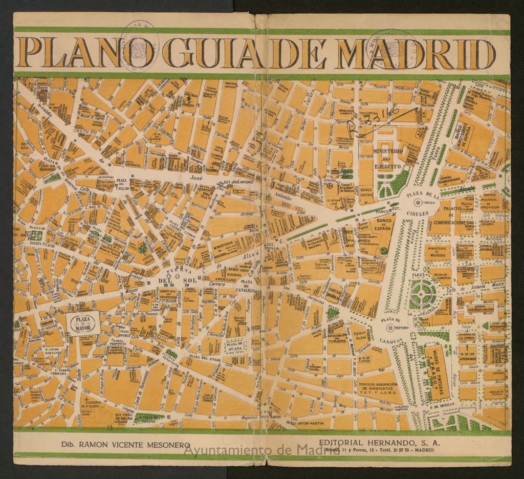 Miniatura de Plano guía de Madrid