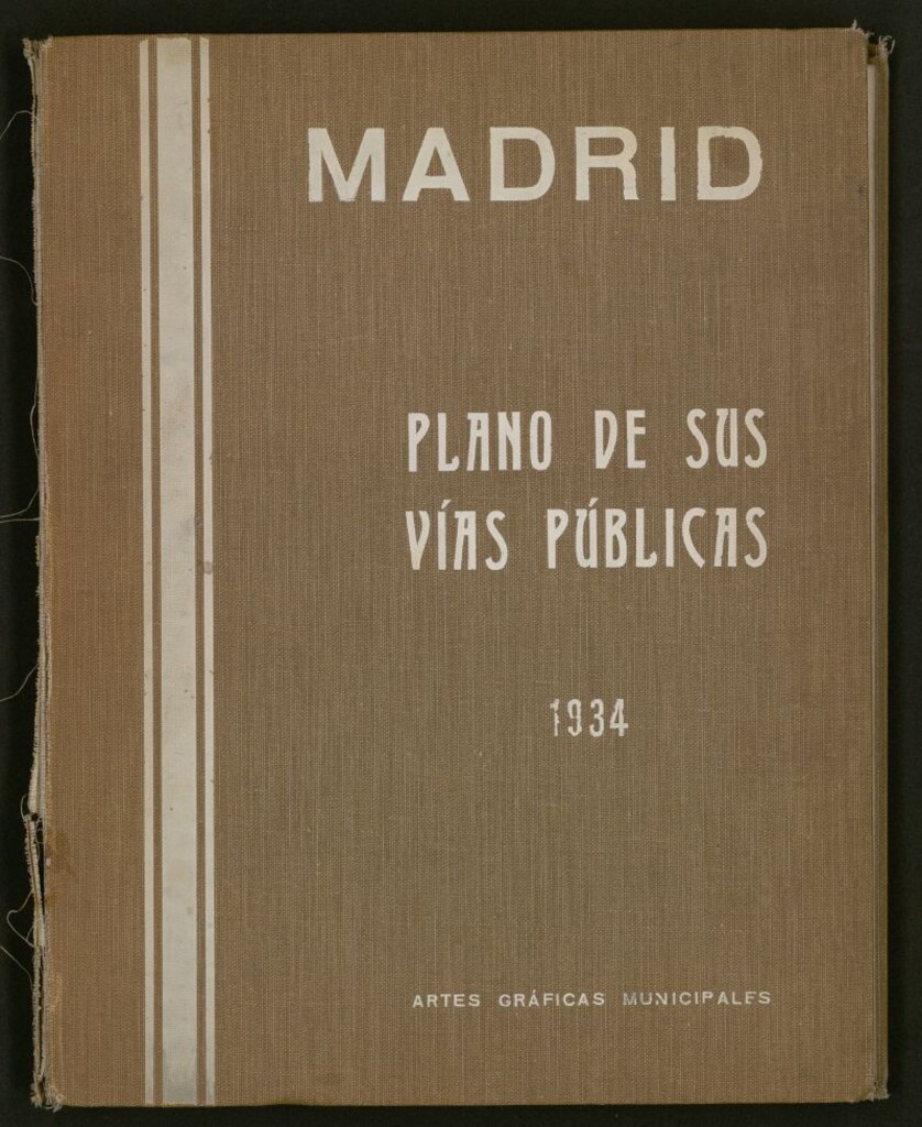 Miniatura de Madrid, plano de sus vías públicas