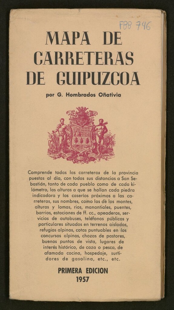 Miniatura de Mapa de carreteras de Guipúzcoa