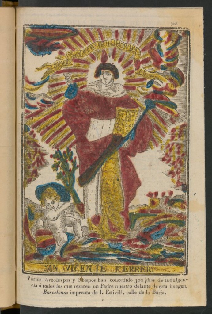 Miniatura de San Vicente Ferrer