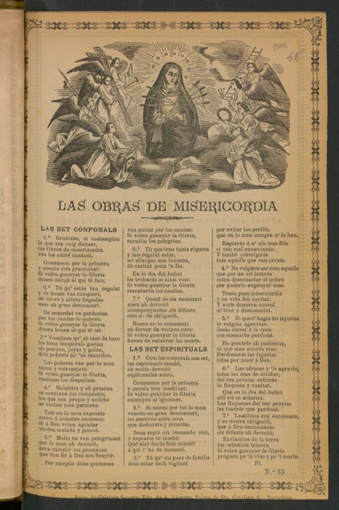 Miniatura de Las obras de Misericordia