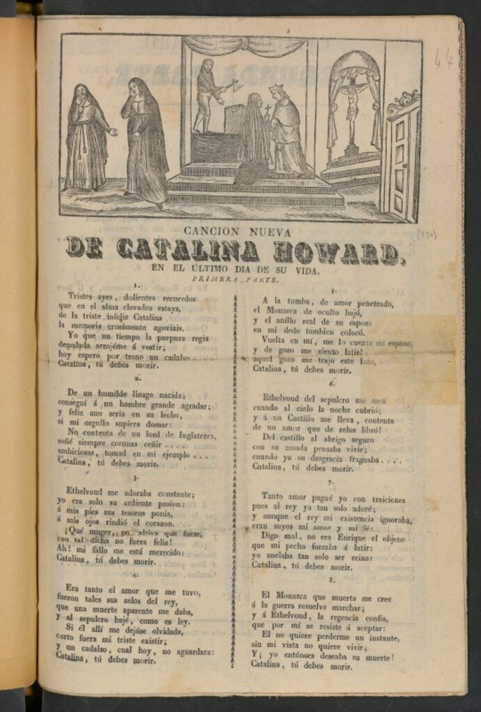 Miniatura de Canción nueva de Catalina Howard en el último día de su vida