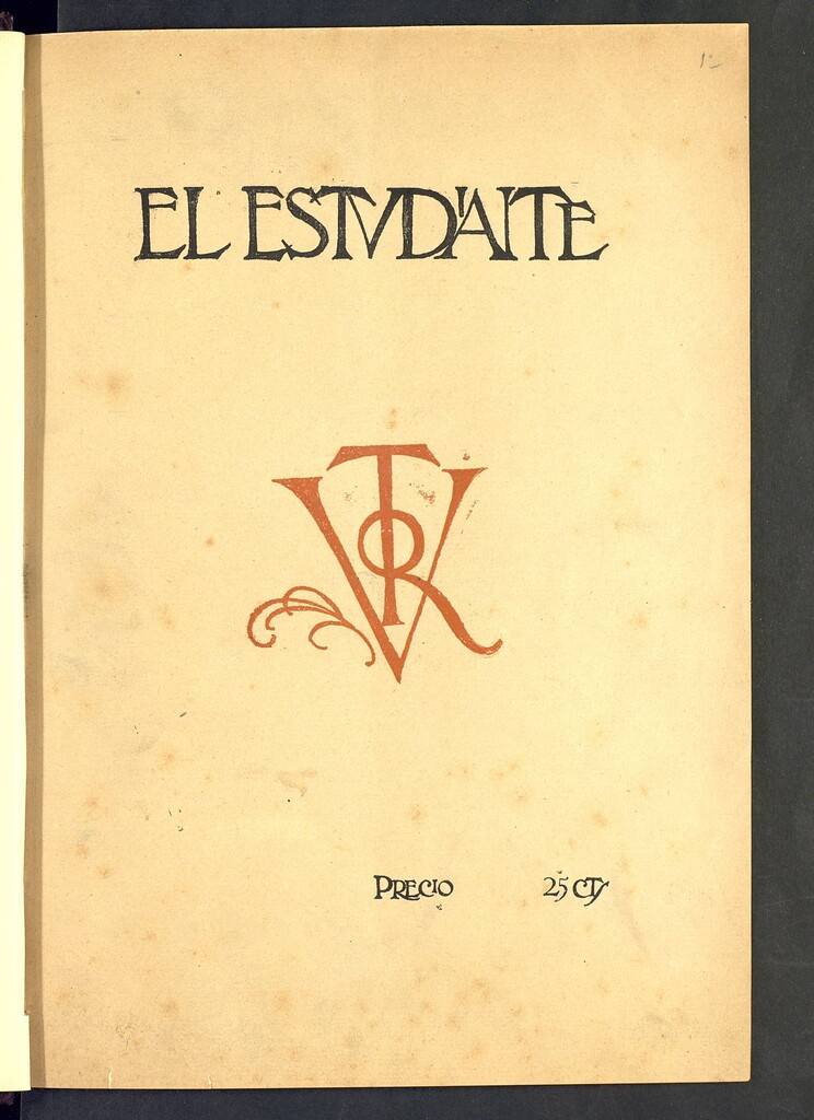 Miniatura de El Estudiante: revista de la juventud escolar española