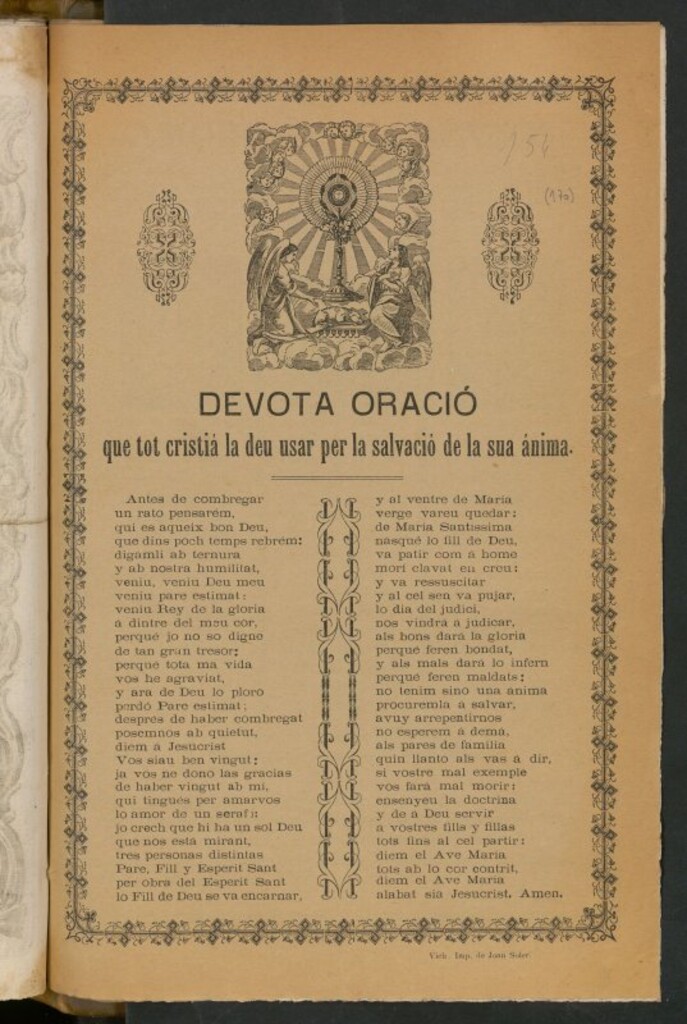 Miniatura de Devota oració que tot cristiá la deu usar per la salvació de la sua ánima