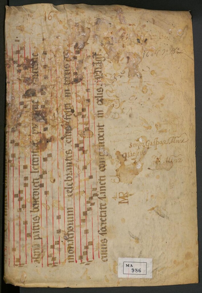 Miniatura de Escripturas publicas de [ilegible]