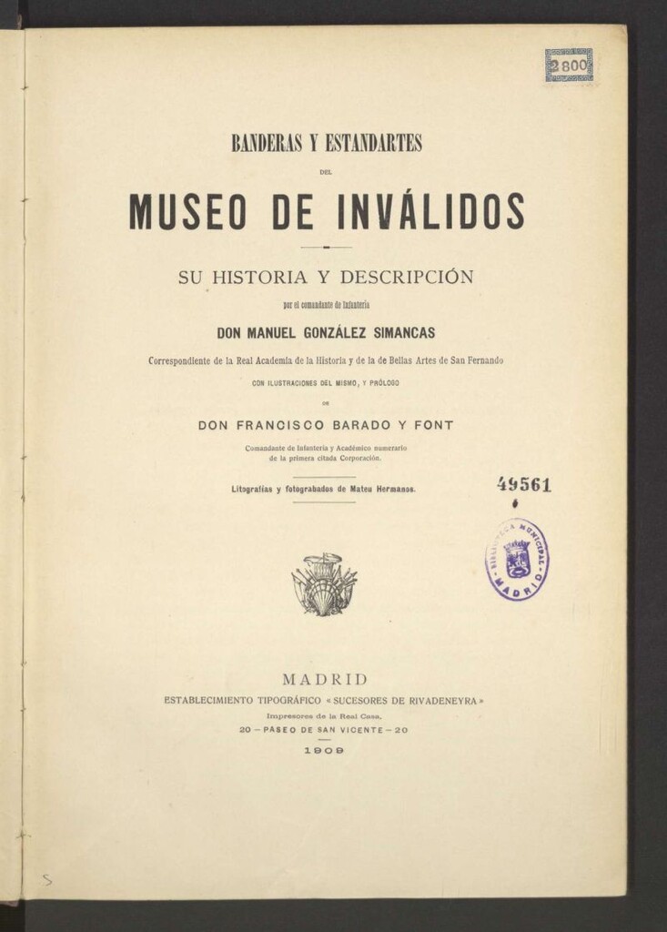 Miniatura de Banderas y estandartes del museo de inválidos : su historia y descripción