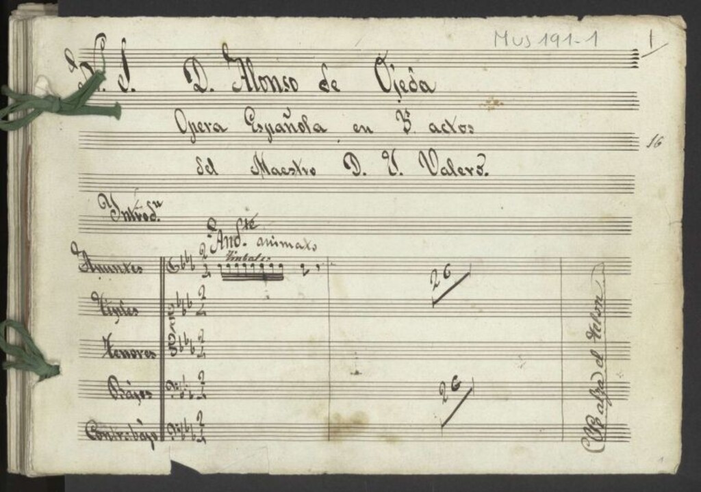 Miniatura de D. Alonso de Ojeda