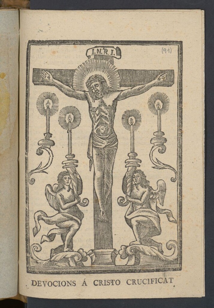 Miniatura de Devocions á Cristo Crucificat