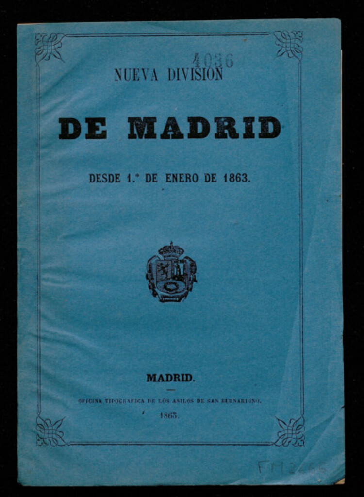 Miniatura de Nueva división de Madrid desde 1º de enero de 1863