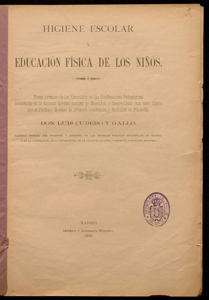 Miniatura de Higiene escolar y educación física de los niños...