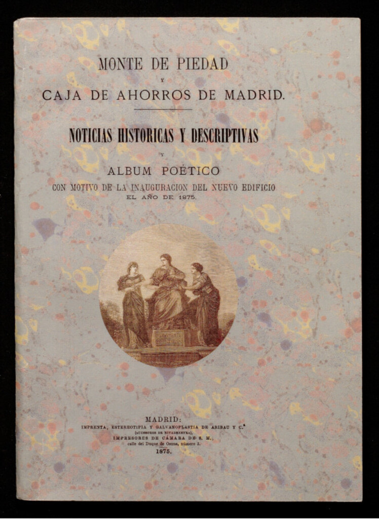 Miniatura de Noticias históricas y descriptivas y álbum poético con motivo de la inauguración del nuevo edificio el año 1875