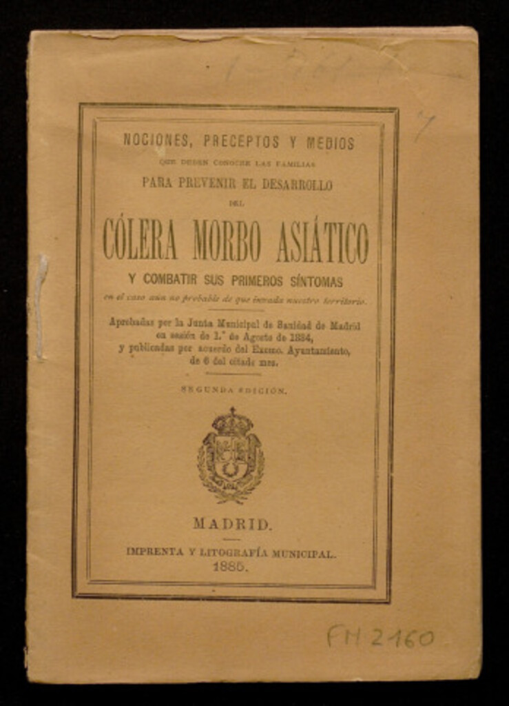 Miniatura de Nociones, preceptos y medios... para prevenir el desarrollo del cólera morbo asiático...