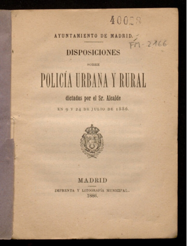 Miniatura de Pliego de condiciones para el servicio público y particular del alumbrado y calefacción por gas aprobado por Real Orden de 25 de abril de 1864