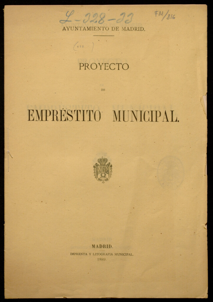 Miniatura de Proyecto de empréstito municipal