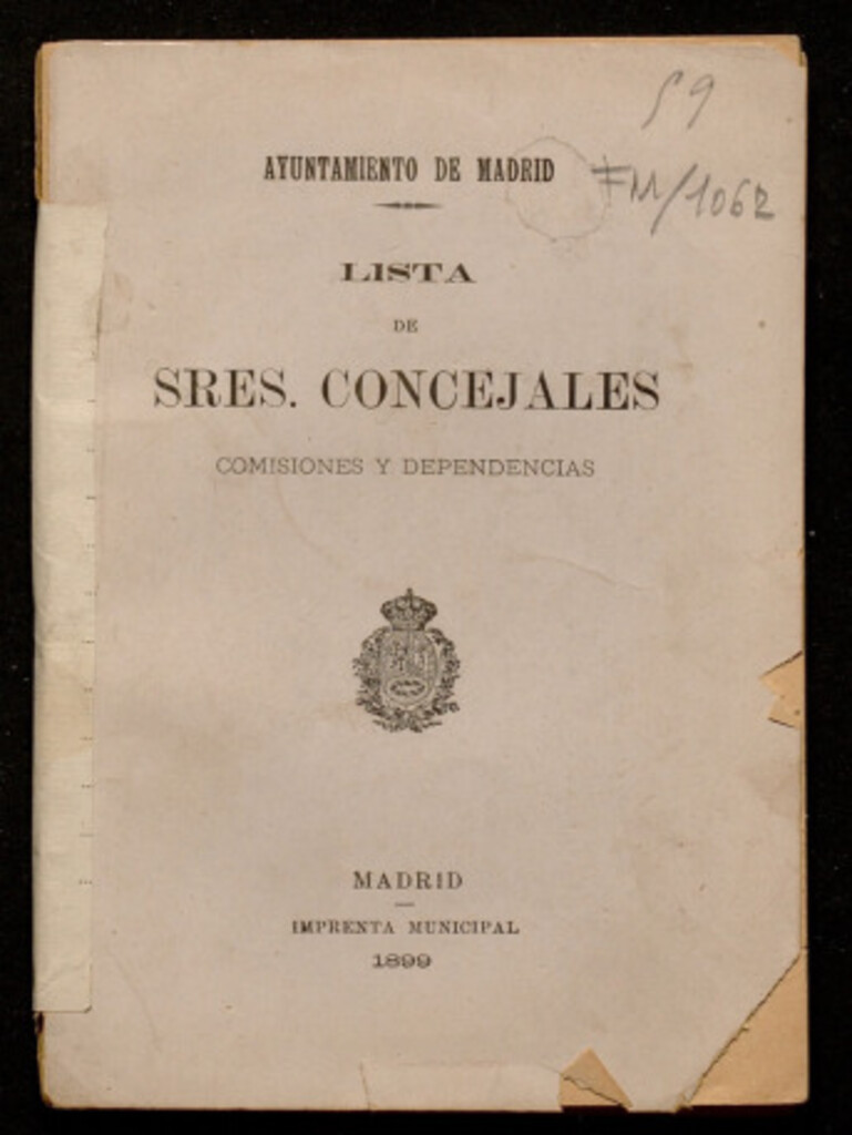 Miniatura de Lista de Señores Concejales, Comisiones y dependencias