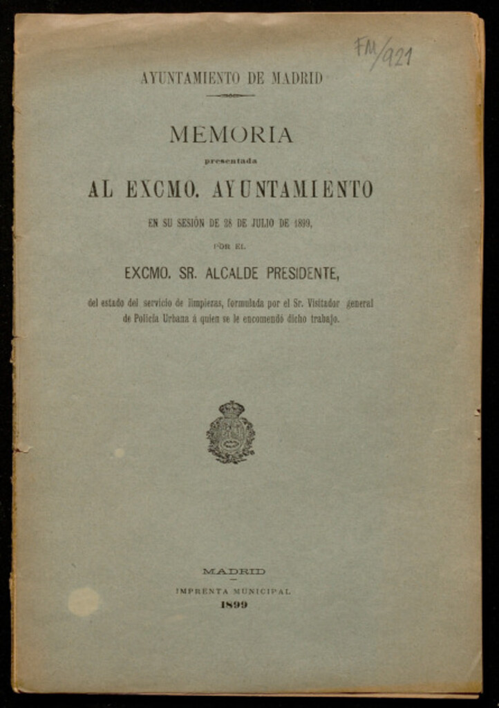 Miniatura de Memoria... del estado del servicio de limpiezas...