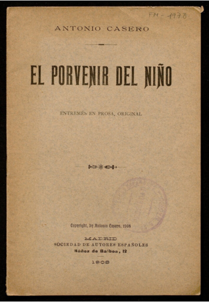 Miniatura de El porvenir del niño