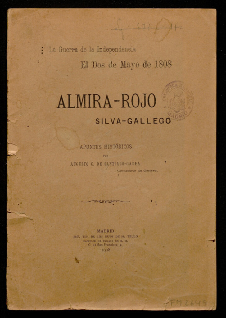 Miniatura de Almira-Rojo, Silva-Gallego: apuntes históricos