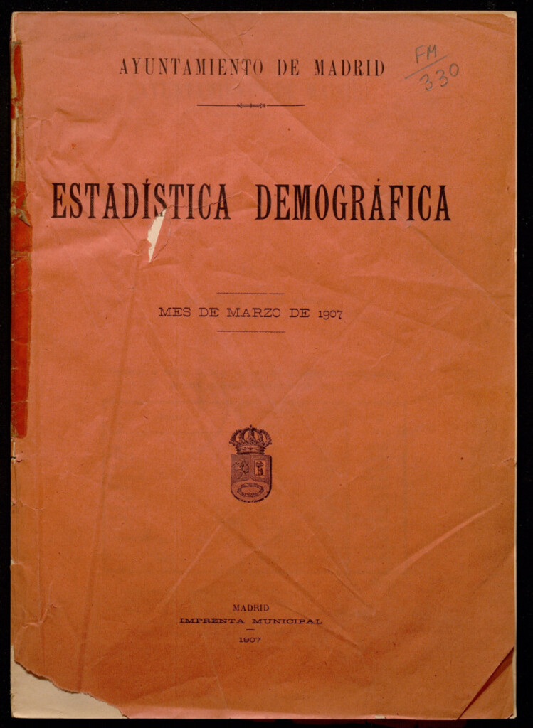 Miniatura de Estadística demográfica...