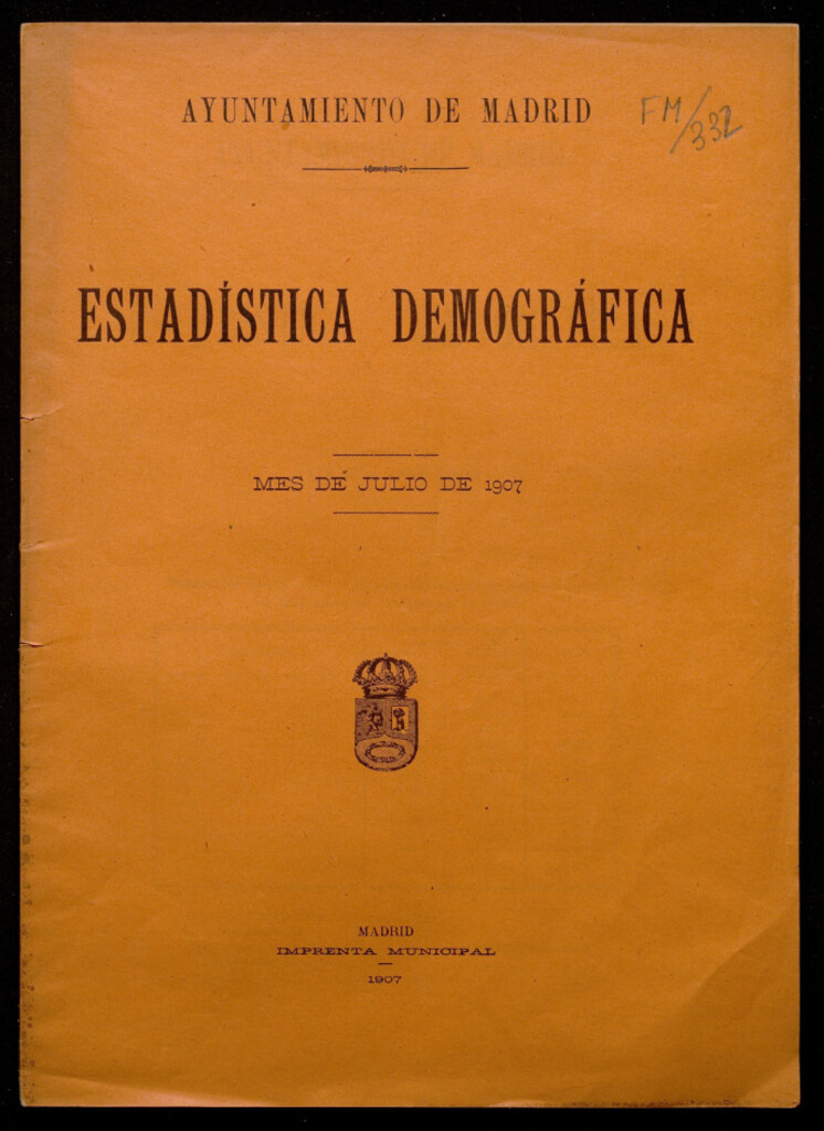 Miniatura de Estadística demográfica...