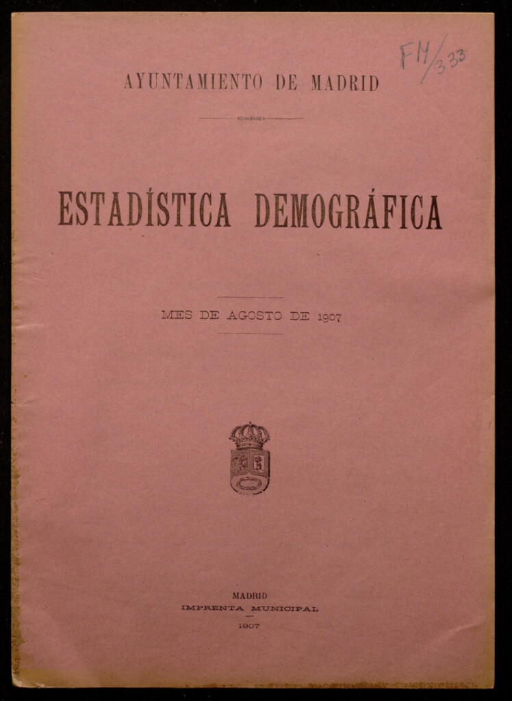 Miniatura de Estadística demográfica...