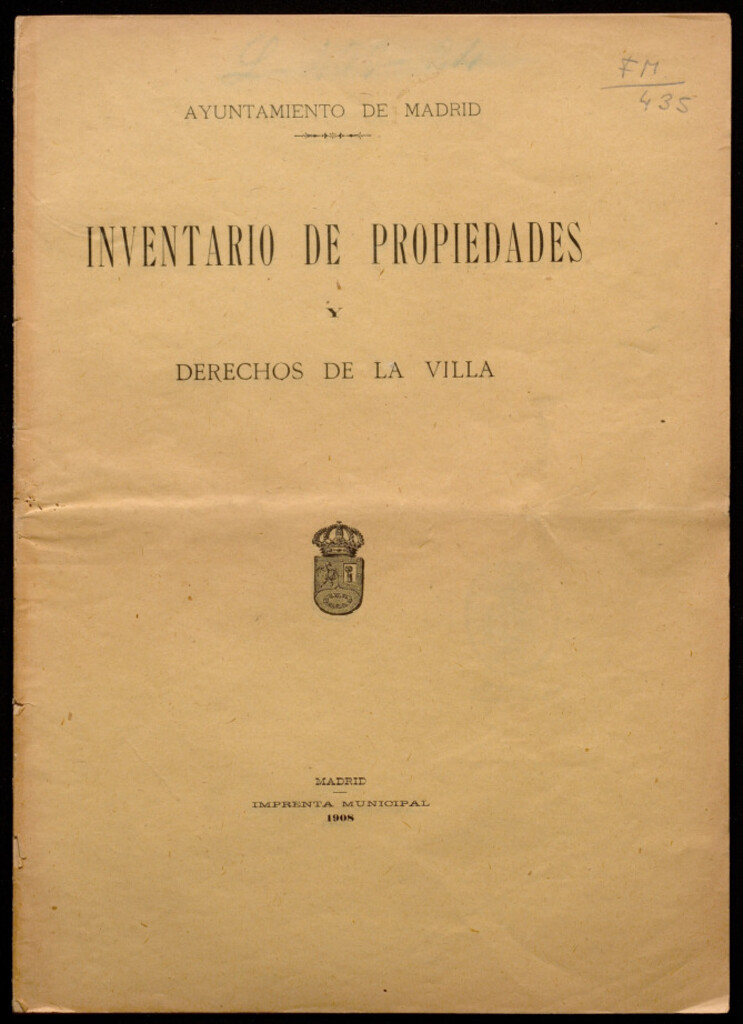 Miniatura de Inventario de propiedades y derechos de la villa