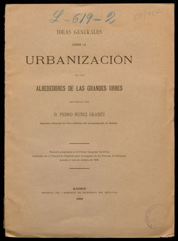 Miniatura de Ideas generales sobre la urbanización de los alrededores de las grandes urbes...