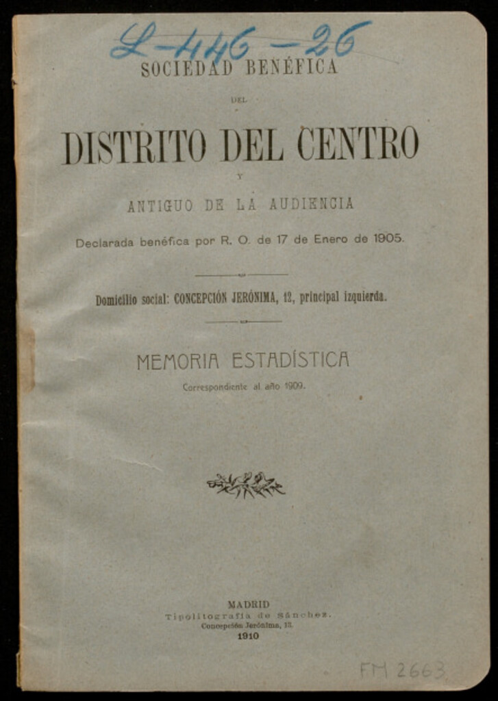 Miniatura de Memoria estadística correspondiente al año 1909