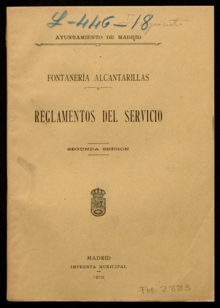 Miniatura de Fontanería alcantarillas: reglamentos del servicio